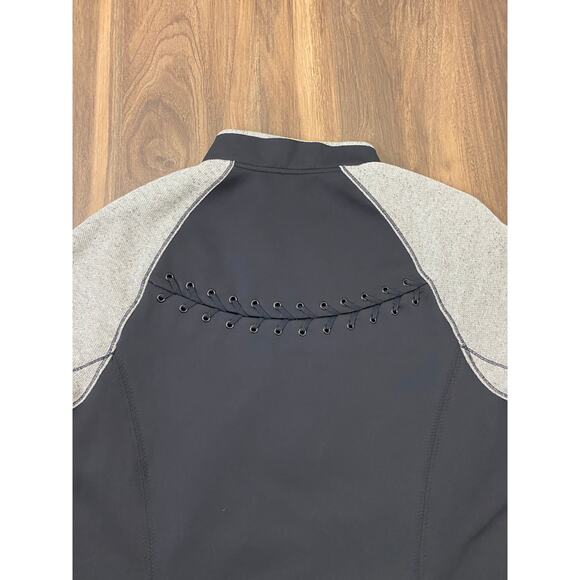 Women Lululemon Var-City Heather Bomber performance zip-up jacket coat, 10 - Picture 3 of 4